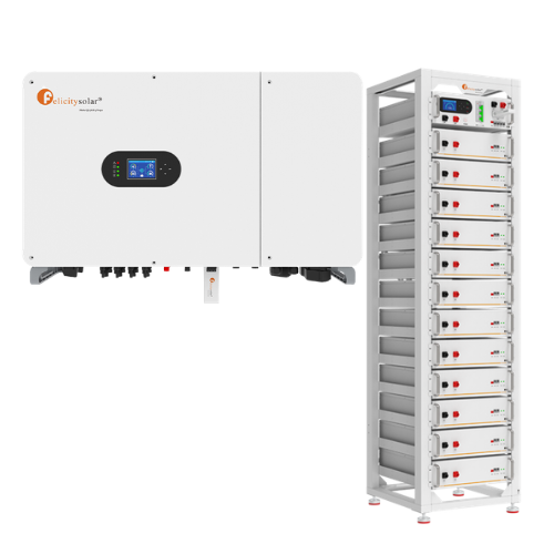 50kW Felicity High-Voltage Solar System IVGM50KHP3G1 Three-Phase | Engineered Commercial Package